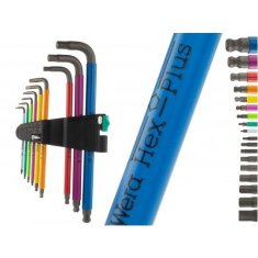 sapro Sada imbusových klíčů 1,5-10 190mm Wera 950/9 Hex-Plux Multicolour, 9dílná