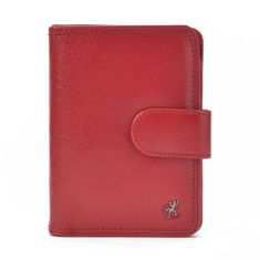 COSSET červená dámská peněženka 4494 Komodo CV