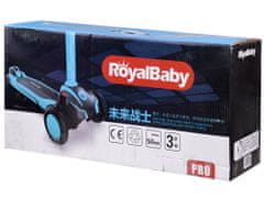 RoyalBaby Dětská tříkolová koloběžka RoyalBaby modrá
