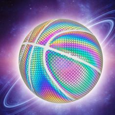 Holografický basketbalový míč - Průměr 24,6 cm | FLASHBALL