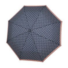 Perletti Technology, Dámský plnoautomatický skládací deštník Fantasia / zelený lem, 21752
