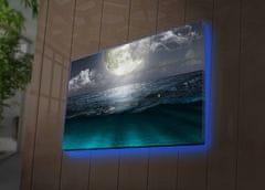Hanah Home Obraz s led osvětlením Simon 70x45 cm