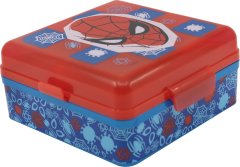 Stor Čtvercový Multi Box na svačinu Spiderman