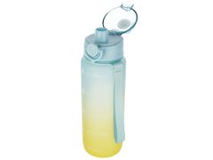 sarcia.eu Modrá a žlutá ombre plastová láhev/láhev na vodu s dělením 750 ml 