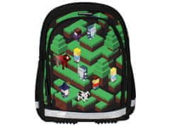 sarcia.eu Pixel Game, školní batoh s odrazkami, batoh pro kluka 40x29x20 