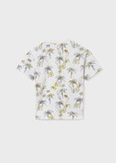MAYORAL bílé tričko se žlutými květy Velikost: 10/140