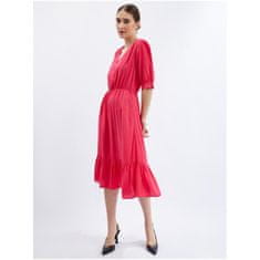Orsay Tmavě růžové dámské šaty ORSAY_471699324000 38