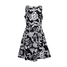 Orsay Bílo-černé dámské květované šaty ORSAY_471710660000 34