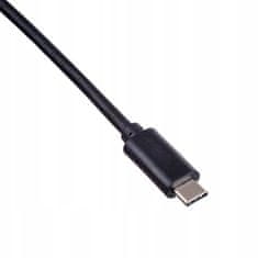 Akyga Kabel USB typ C černý 1.8mm