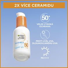 Garnier Denní sérum proti UV záření SPF 50 (Invisible Serum) 30 ml