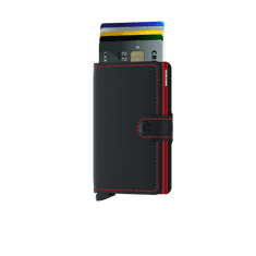 Secrid Peněženka SECRID Miniwallet Matte MM-Black&Red SECRID