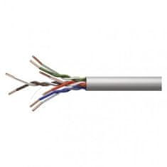 Emos Datový kabel UTP CAT 5E CCA PVC S9128, 305m, šedý 2309010080
