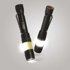 Emos 360° COB LED svítilna kovová P3112, 270 lm, 2x AA, černá 1440022200