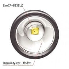 Emos CREE LED nabíjecí kov. svítilna Ultibright 80 P3180, 600lm, šedá 1450000330