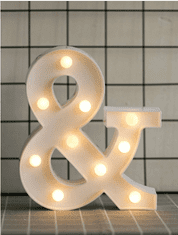 KN Stylová LED neonová lampička - písmeno