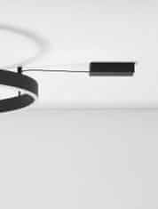 Nova Luce stropní LED svítidlo Motif černá 600 mm