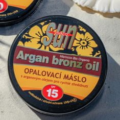 SUN Vital Opalovací máslo s BIO arganovým olejem SPF 15 SUN VITAL  200ml