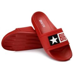 Big Star Pantofle červené 39 EU DD274A267