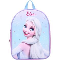 Vadobag Dětský batoh Frozen Ledové království Elsa 3D 29cm růžový
