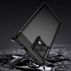 MG Carbon kryt na Motorola Moto X40 / X40 Pro, černý