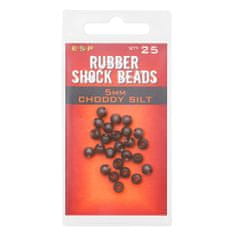 E.S.P ESP gumové korálky Rubber Shock Beads Choddy Silt 5mm