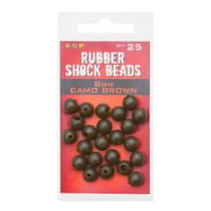 E.S.P ESP gumové korálky Rubber Shock Beads Camo Brown 8mm