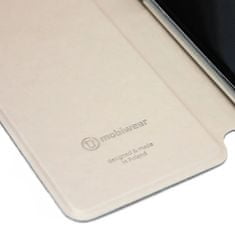 Mobiwear Flip pouzdro Soft Touch na mobil Honor 70 - Zelené & Béžové