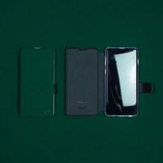Mobiwear Flip pouzdro Soft Touch na mobil Apple iPhone 15 Pro Max - Zelené & Černé