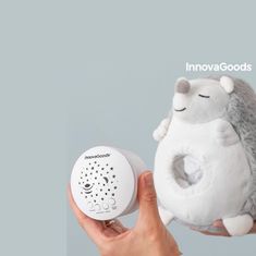 InnovaGoods Plyšový ježek s bílým šumem a reflektorem proti strachu Spikey InnovaGoods