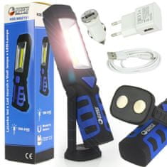 Ripper Aku LED pracovní svítilna 3W, 12V, 230V M82731
