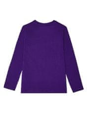 WINKIKI Dívčí tričko s dlouhým rukávem Cat fialová 134