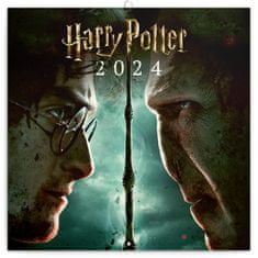 Grooters Poznámkový kalendář Harry Potter 2024, 30 × 30 cm