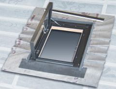 Vše pro střechu Střešní vikýř UNI WVD+ pro všechny typy krytin, 60x60 cm, dvojsklo, antracit