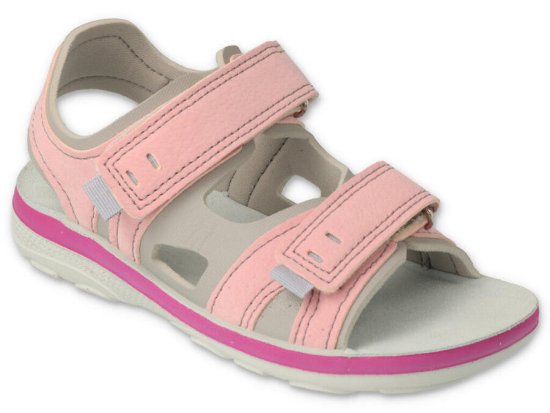 Befado dívčí sandálky RUNNER 066X101 světle růžové