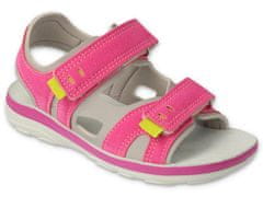 Befado dívčí sandálky RUNNER 066Y100 růžové, velikost 34