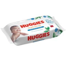 Huggies HUGGIES Natural Pure Water Ubrousky vlhčené 48 ks