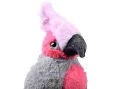 Beppe Růžový papoušek Kakadu plyšový maskot 22cm 13841
