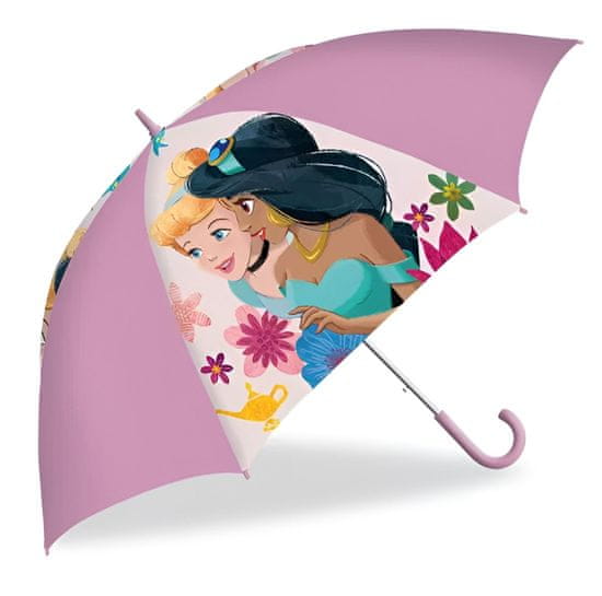 Disney Dětský poloautomatický deštník 68cm - Princezny