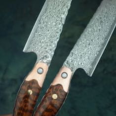 OEM Damaškový kuchyňský nůž MASTERPIECE Takuma-Hnědá KP26677