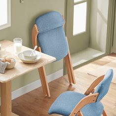 SoBuy SoBuy FST92-BL Skládací židle Kuchyňská židle Modrá 47x77x60cm