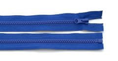 INTEREST Kostěný zip šíře 5 mm délka 65 cm bundový - modrý.