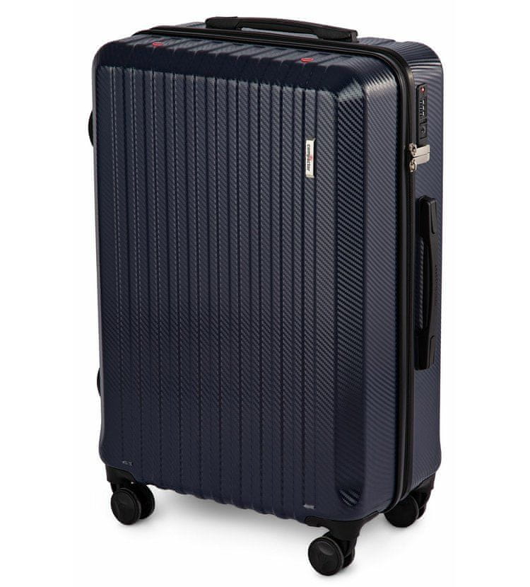 Levně Compactor Cestovní kufr Hybrid Luggage L Vacuum System 46,5 x 26 x 68 cm, tmavě modrý