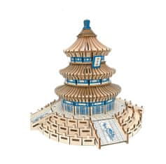 Kraftika Woodcraft dřevěné 3d puzzle chrám nebes