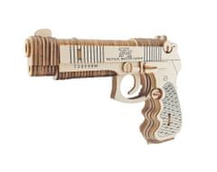Kraftika Woodcraft dřevěné 3d puzzle pistole m92f
