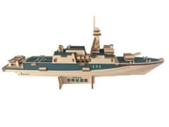 Kraftika Woodcraft dřevěné 3d puzzle torpédoborec 052c