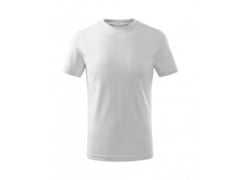 Grooters Bílé dětské bavlněné tričko bez potisku Velikost: 146