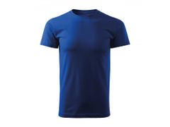 Grooters Modré bavlněné tričko bez potisku Velikost: S