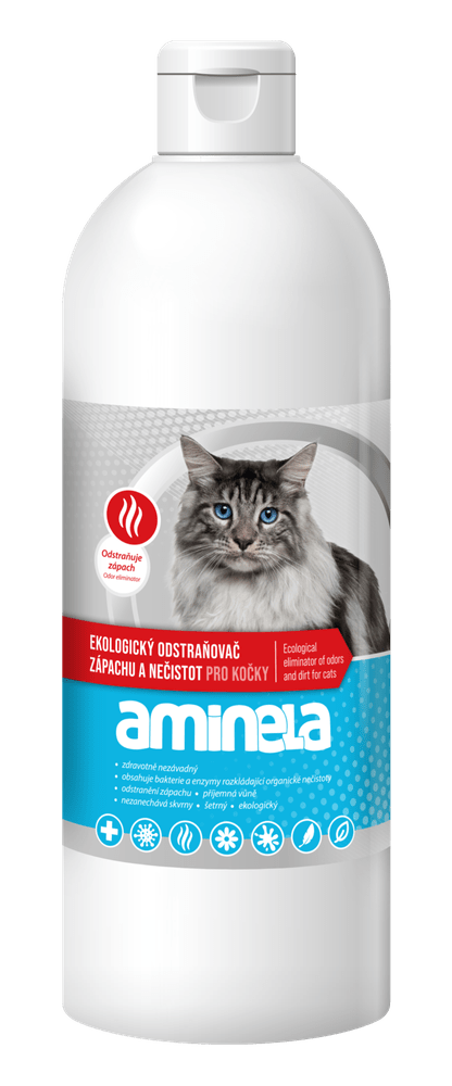Levně Aminela Clean Ekologický odstraňovač zápachu pro kočky 1000ml