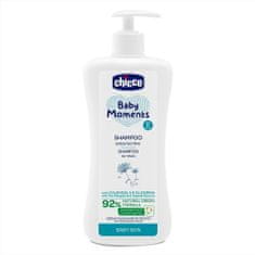 Chicco Šampon na vlasy s dávkovačem Baby Moments 92 % přírodních složek 500 ml