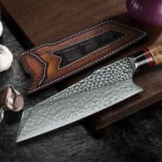 OEM Damaškový kuchyňský nůž MASTERPIECE Tamiko-Hnědá KP26682